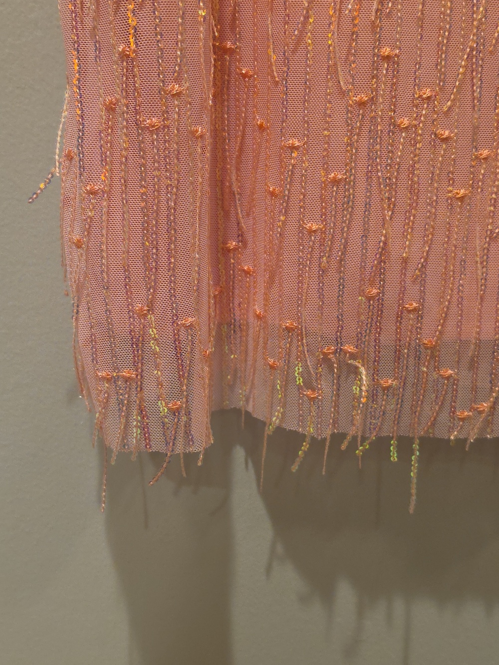 Nordstrom Pink Beaded Dress by Nickie Lew Size 10 NWT - Picture 4 of 11